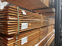 Ca. 69x douglas blokhut profiel, 28x175mm, lengte 500cm - afbeelding 2 van  3