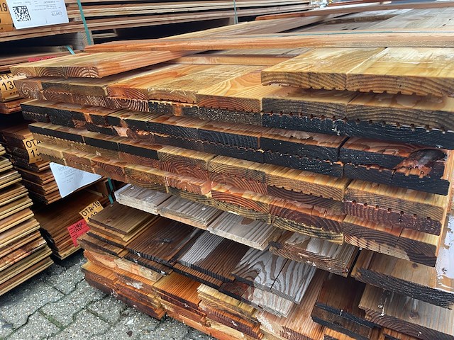 Ca. 69x douglas vlonderplanken, 25x140mm, lengte 300cm - afbeelding 3 van  3