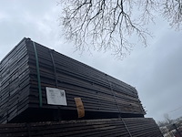 Ca. 69x guyana teak beschoeiingsplanken, 20x150mm, lengte 300cm - afbeelding 4 van  4