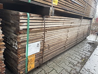 Ca. 69x guyana teak beschoeiingsplanken, 20x150mm, lengte 300cm - afbeelding 4 van  4