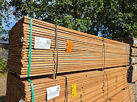 Ca. 69x guyana teak beschoeiingsplanken, 20x150mm, lengte 350cm - afbeelding 4 van  4