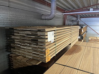 Ca. 69x guyana teak planken geschaafd, 16x140mm, lengte 300cm - afbeelding 4 van  4