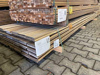 Ca. 69x guyana teak planken geschaafd, 16x140mm, lengte 350cm - afbeelding 4 van  4