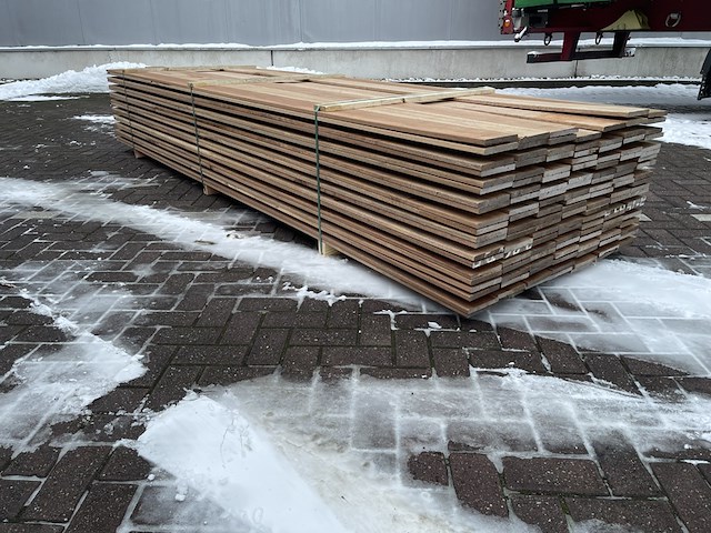 Ca. 69x guyana teak planken geschaafd - afbeelding 2 van  4