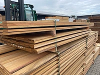 Ca. 69x pakoeli planken geschaafd, 16x90mm, lengte 200cm - afbeelding 2 van  3