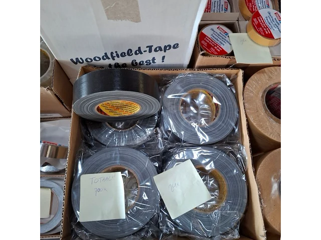 Ca. 700x diverse rollen tape - afbeelding 6 van  18