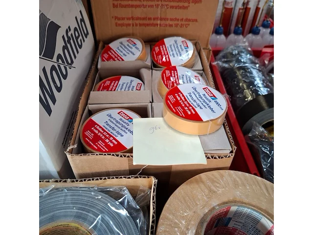 Ca. 700x diverse rollen tape - afbeelding 10 van  18