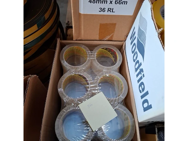 Ca. 700x diverse rollen tape - afbeelding 18 van  18