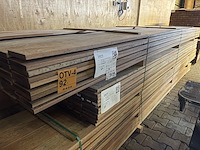 Ca. 70x angelim pedra country grade planken geschaafd, 18x140mm, lengte 400cm - afbeelding 2 van  3