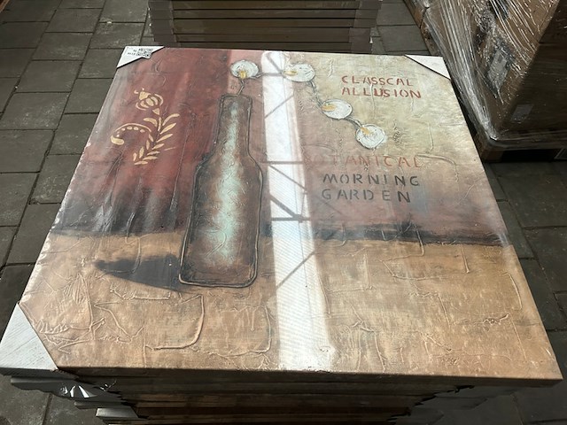 Ca. 70x canvas schilderij 80x80 cm - afbeelding 2 van  4