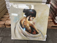 Ca. 70x canvas schilderij 80x80 cm - afbeelding 3 van  4