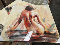 Ca. 70x canvas schilderij 80x80 cm - afbeelding 4 van  4