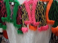 Ca. 70x carnaval feestkleding neon - afbeelding 3 van  8