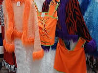 Ca. 70x carnaval feestkleding neon - afbeelding 6 van  8
