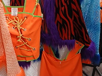 Ca. 70x carnaval feestkleding neon - afbeelding 7 van  8