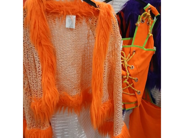 Ca. 70x carnaval feestkleding neon - afbeelding 8 van  8