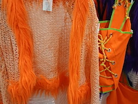 Ca. 70x carnaval feestkleding neon - afbeelding 8 van  8