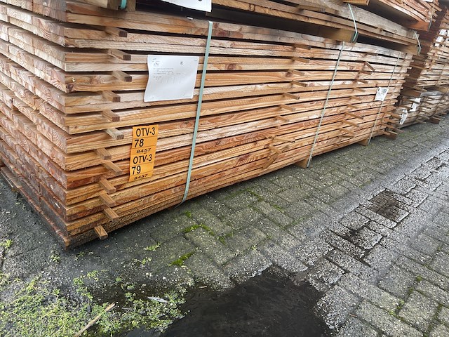 Ca. 70x douglas planken fijnbezaagd, 22x200mm, lengte 300cm - afbeelding 4 van  4