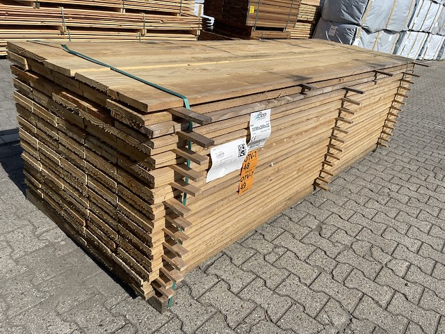 Ca. 70x douglas planken fijnbezaagd, 22x200mm, lengte 300cm - afbeelding 4 van  4