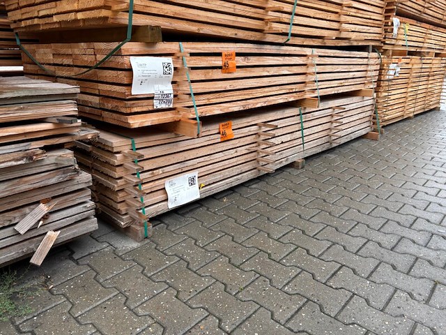 Ca. 70x douglas planken fijnbezaagd, 22x200mm, lengte 300cm - afbeelding 4 van  4