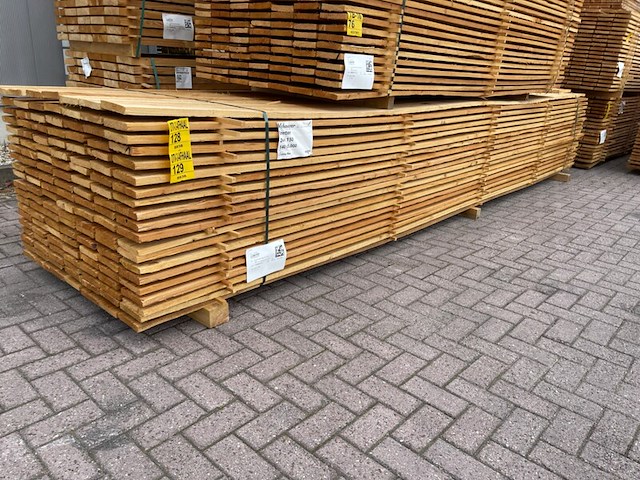 Ca. 70x douglas planken fijnbezaagd, 24x150mm, lengte 500cm - afbeelding 4 van  4