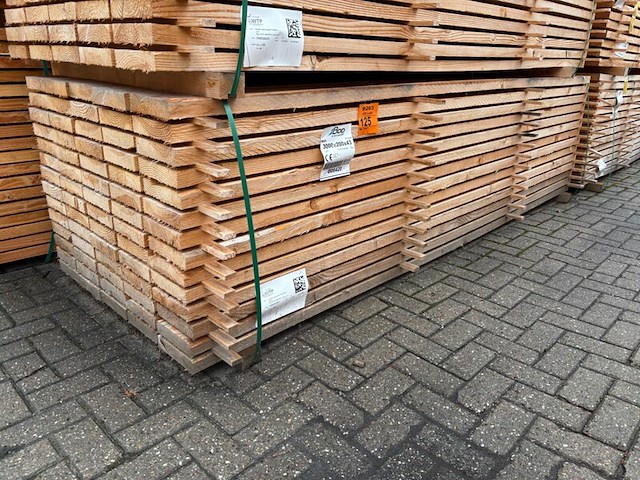 Ca. 70x douglas planken fijnbezaagd, 43x200mm, lengte 300cm - afbeelding 4 van  4