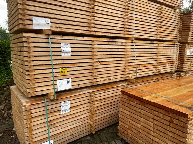 Ca. 70x douglas planken fijnbezaagd, 43x200mm, lengte 400cm - afbeelding 4 van  4