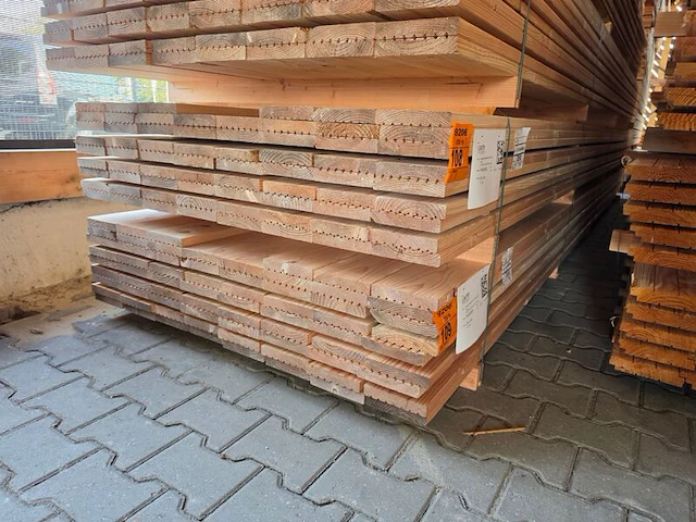 Ca. 70x douglas vlonderplanken, 25x140mm, lengte 500cm - afbeelding 4 van  4