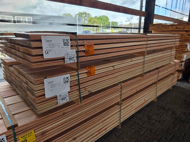 Ca. 70x douglas zweeds rabat, 21x190mm, lengte 300cm - afbeelding 4 van  4