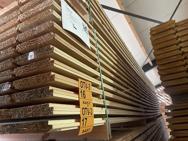 Ca. 70x douglas zweeds rabat, 21x190mm, lengte 500cm - afbeelding 4 van  4