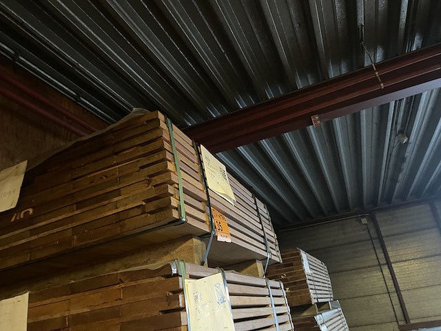 Ca. 70x guyana ipé planken geschaafd, 25x140mm, lengte 100cm - afbeelding 4 van  4