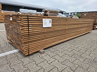 Ca. 70x guyana ipé planken geschaafd country grade, 21x140mm, lengte 370cm - afbeelding 2 van  3