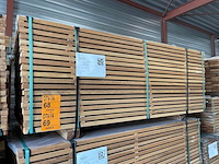 Ca. 70x guyana teak planken geschaafd, 25x145mm, lengte 175cm - afbeelding 4 van  4