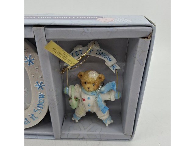 Ca. 70x hanger met foto lijstje, cherished teddies, let it snow - afbeelding 3 van  6