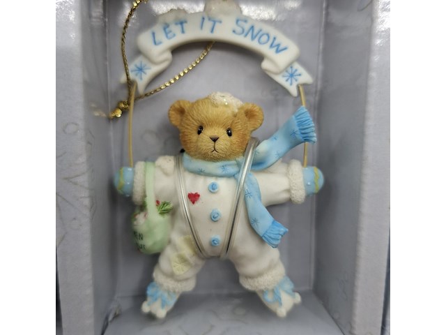Ca. 70x hanger met foto lijstje, cherished teddies, let it snow - afbeelding 5 van  6