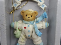 Ca. 70x hanger met foto lijstje, cherished teddies, let it snow - afbeelding 5 van  6