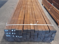 Ca. 70x hardhouten paal, 7 x 7 x 400 cm - afbeelding 2 van  5