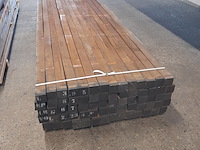 Ca. 70x hardhouten paal, 7 x 7 x 400 cm - afbeelding 5 van  5