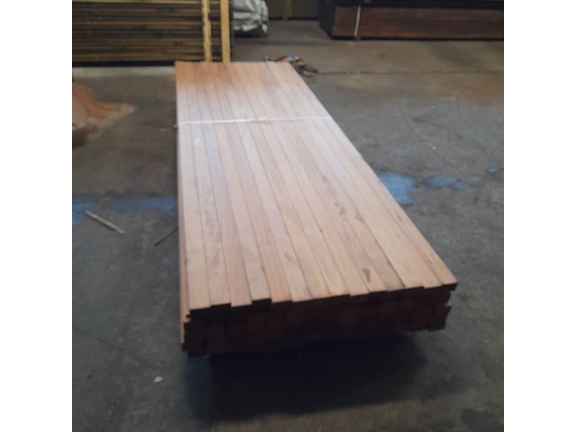 Ca. 70x hardhouten regel, 4,5 x 7 x 275 cm - afbeelding 4 van  6