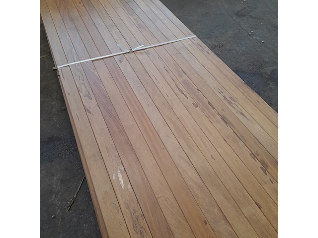 Ca. 70x hardhouten regel, 4,5 x 7 x 275 cm - afbeelding 5 van  6