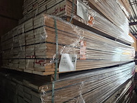 Ca. 70x hardhouten vlonderplanken geschaafd, 21x145mm, lengte 365cm - afbeelding 4 van  4