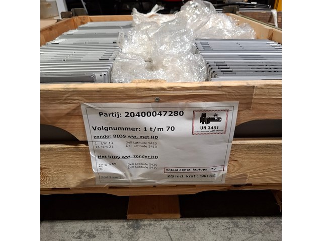 Ca. 70x laptop, dell, o.a. latitude 5420 - afbeelding 16 van  23