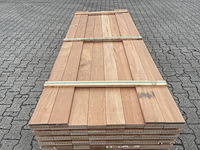 Ca. 70x mandioqueira vlonderplanken, 21x120mm, lengte 300cm - afbeelding 1 van  4