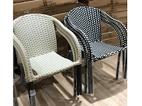 Ca. 70x stapelstoel paco, beige/zwart - afbeelding 1 van  1