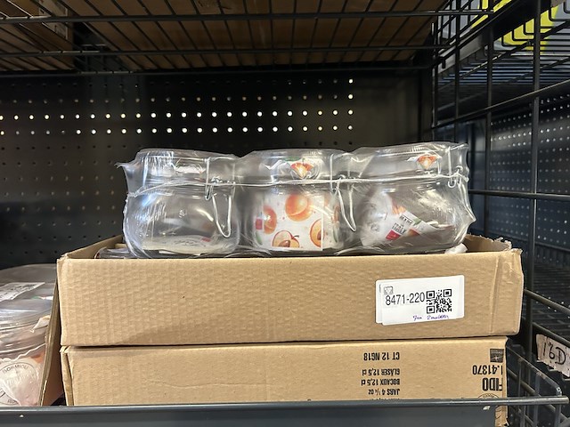 Ca. 70x weckpot 2 verschillende modelen, rocco bormioli, fido - afbeelding 2 van  6