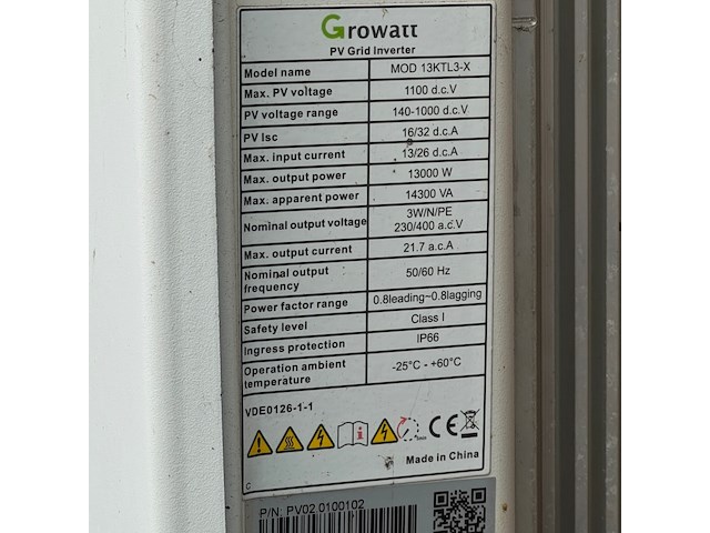 Ca. 70x zonnepanelen incl. omvormers en kabel, growat omvormers, 2023 - afbeelding 2 van  12