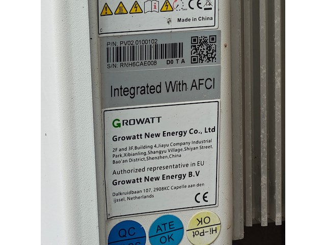Ca. 70x zonnepanelen incl. omvormers en kabel, growat omvormers, 2023 - afbeelding 3 van  12