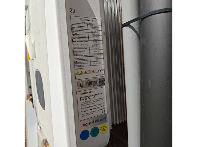 Ca. 70x zonnepanelen incl. omvormers en kabel, growat omvormers, 2023 - afbeelding 10 van  12