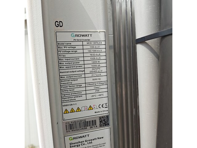 Ca. 70x zonnepanelen incl. omvormers en kabel, growat omvormers, 2023 - afbeelding 11 van  12