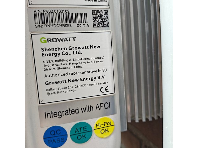 Ca. 70x zonnepanelen incl. omvormers en kabel, growat omvormers, 2023 - afbeelding 12 van  12